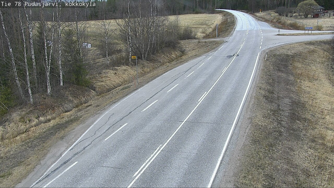 Kelikamerat Kuva Tie 78 Pudasjärvi, Kokkokylä, Pudasjärvi, Pohjois-Pohjanmaa