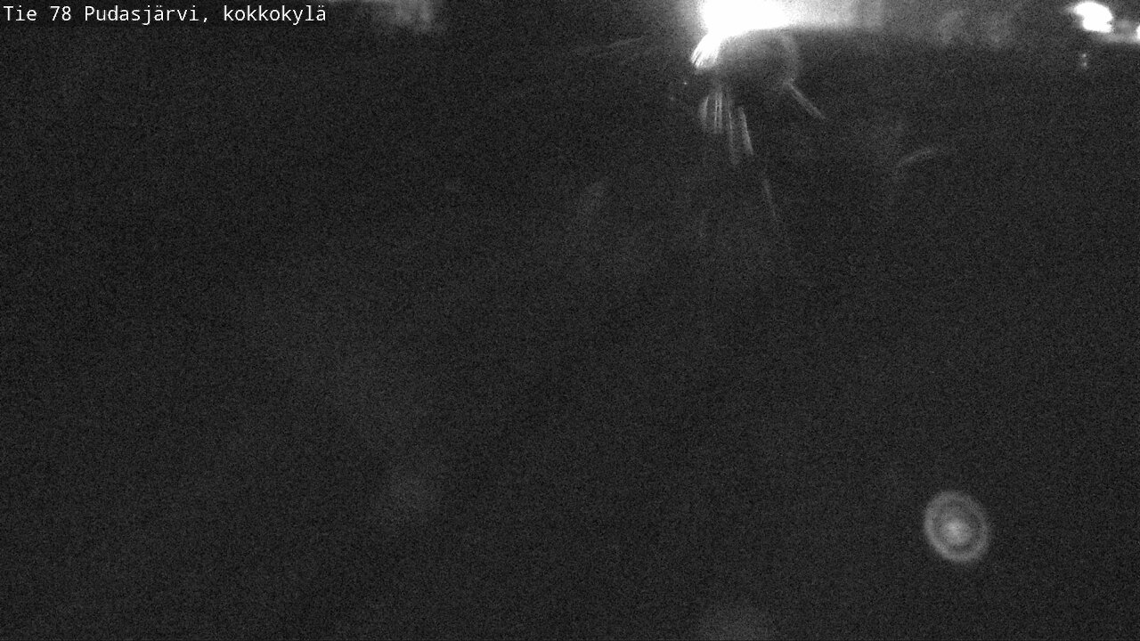 Weather Camera Image Väg 78 Pudasjärvi, Kokkokylä, Pudasjärvi, Pohjois-Pohjanmaa