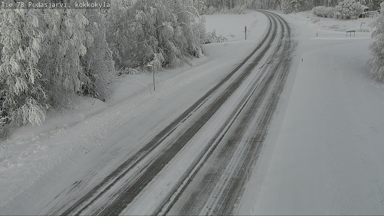 Kelikamerat Kuva Tie 78 Pudasjärvi, Kokkokylä, Pudasjärvi, Pohjois-Pohjanmaa