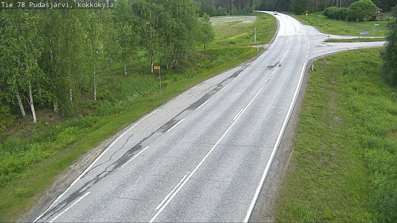 Kelikamerat Kuva Tie 78 Pudasjärvi, Kokkokylä, Pudasjärvi, Pohjois-Pohjanmaa