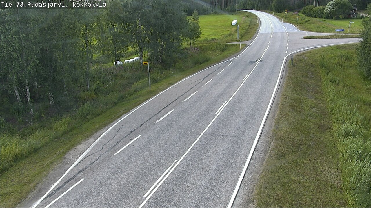 Kelikamerat Kuva Tie 78 Pudasjärvi, Kokkokylä, Pudasjärvi, Pohjois-Pohjanmaa