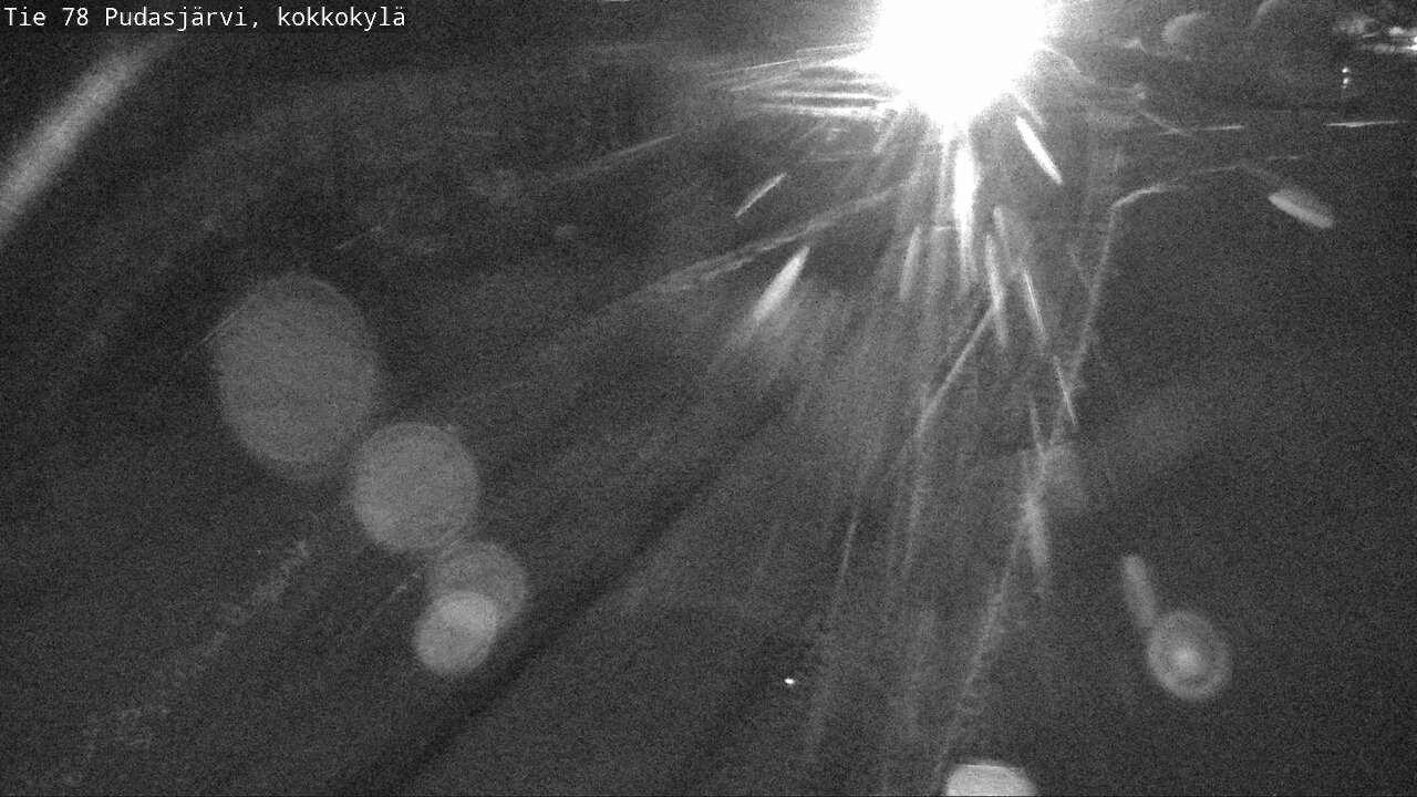 Weather Camera Image Väg 78 Pudasjärvi, Kokkokylä, Pudasjärvi, Pohjois-Pohjanmaa
