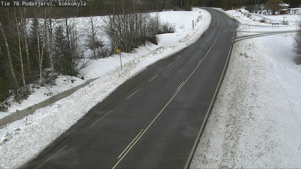 Kelikamerat Kuva Tie 78 Pudasjärvi, Kokkokylä, Pudasjärvi, Pohjois-Pohjanmaa
