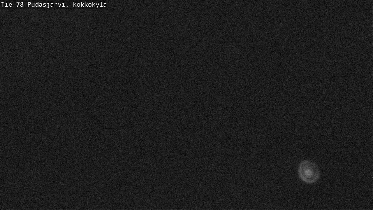 Weather Camera Image Road 78 Pudasjärvi, Kokkokylä, Pudasjärvi, Pohjois-Pohjanmaa
