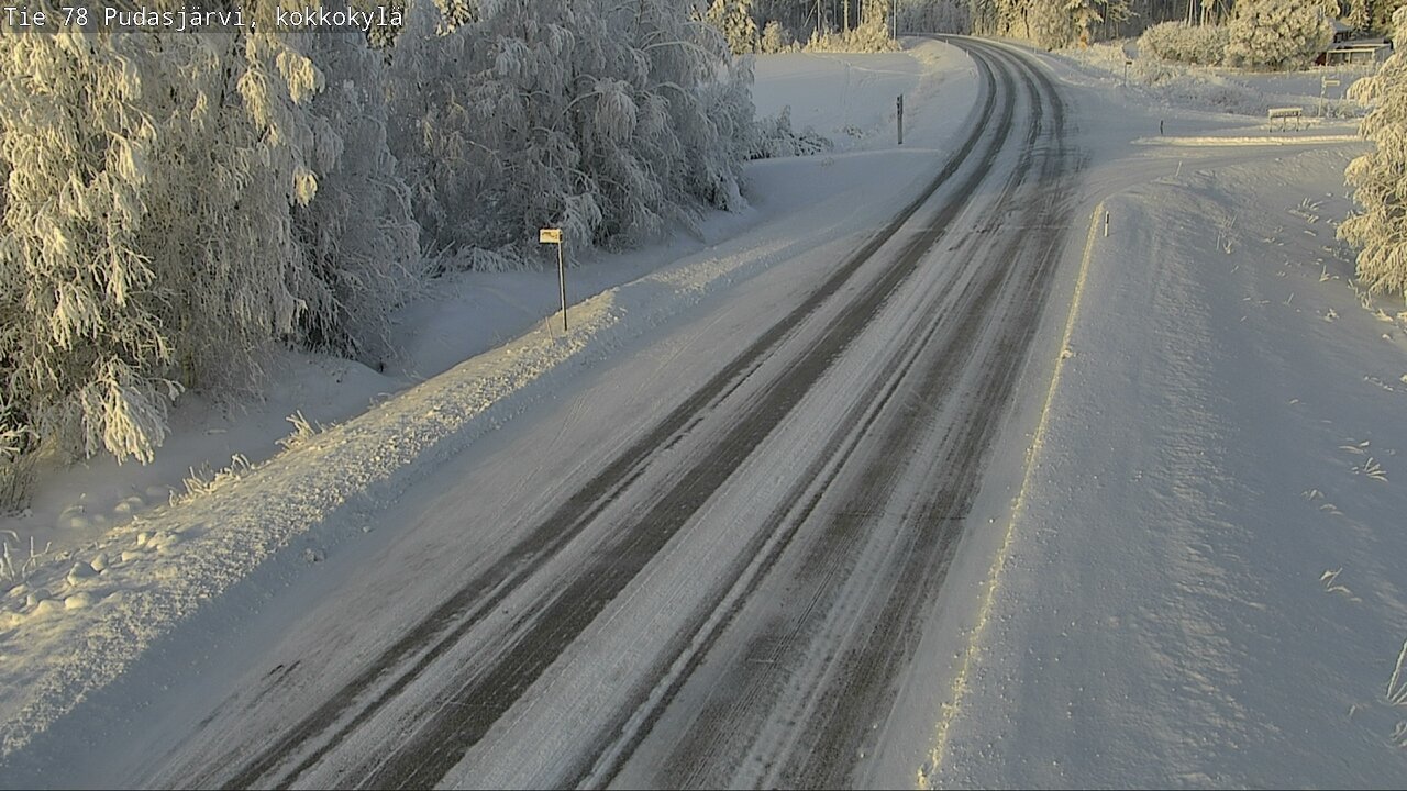 Kelikamerat Kuva Tie 78 Pudasjärvi, Kokkokylä, Pudasjärvi, Pohjois-Pohjanmaa