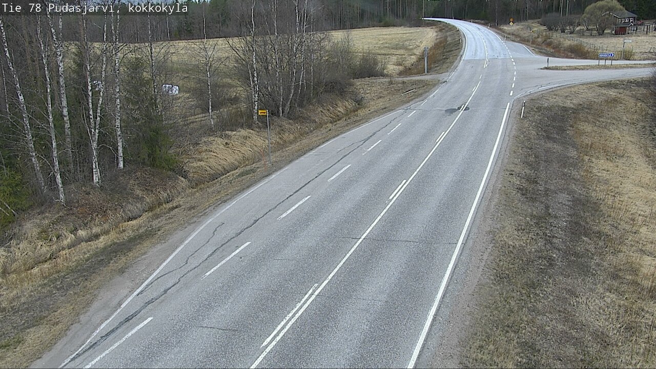 Kelikamerat Kuva Tie 78 Pudasjärvi, Kokkokylä, Pudasjärvi, Pohjois-Pohjanmaa