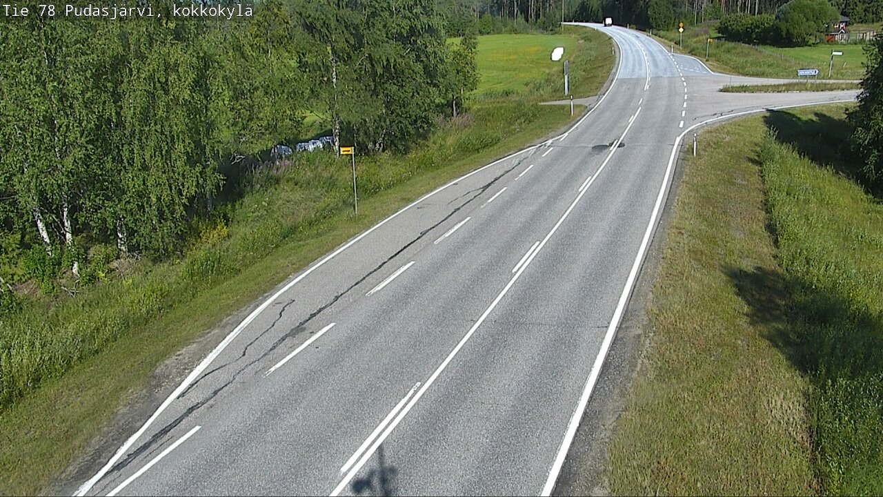 Kelikamerat Kuva Tie 78 Pudasjärvi, Kokkokylä, Pudasjärvi, Pohjois-Pohjanmaa