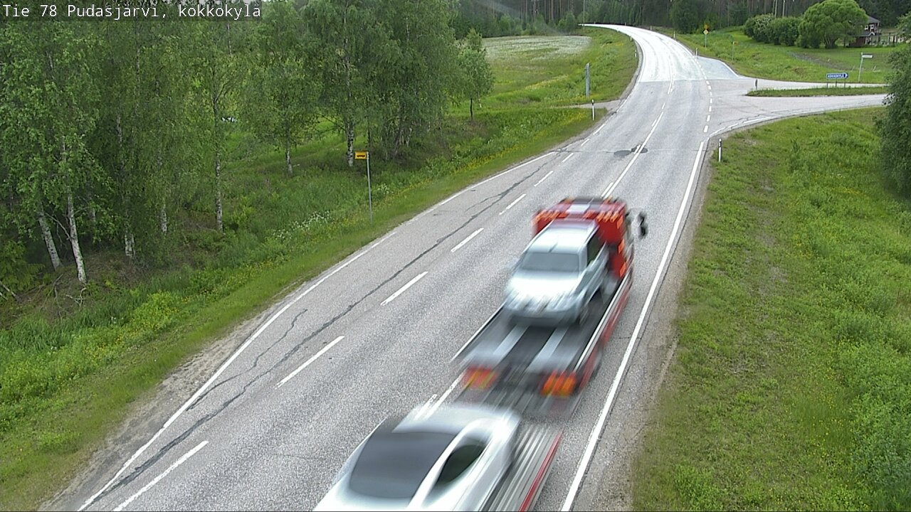 Kelikamerat Kuva Tie 78 Pudasjärvi, Kokkokylä, Pudasjärvi, Pohjois-Pohjanmaa