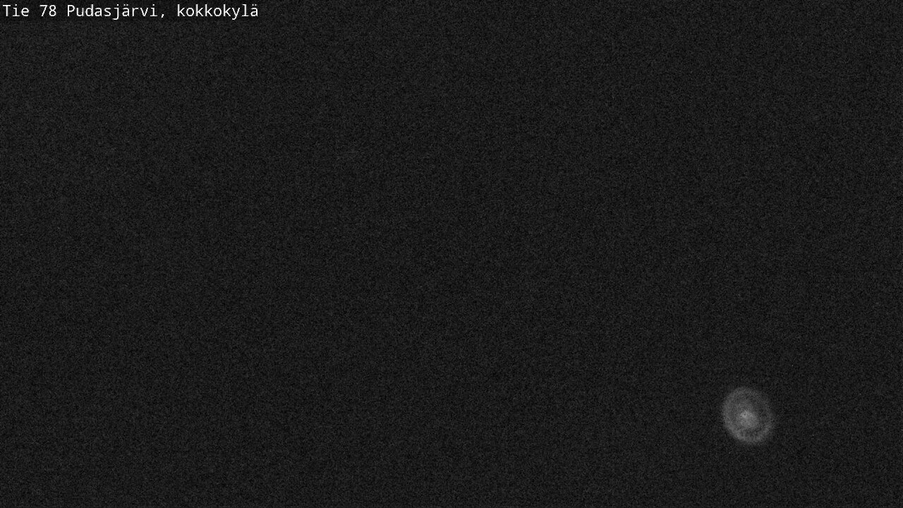 Weather Camera Image Road 78 Pudasjärvi, Kokkokylä, Pudasjärvi, Pohjois-Pohjanmaa
