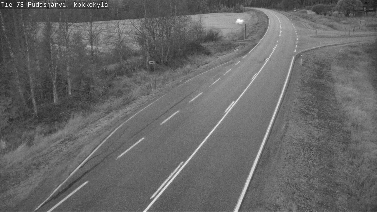 Kelikamerat Kuva Tie 78 Pudasjärvi, Kokkokylä, Pudasjärvi, Pohjois-Pohjanmaa