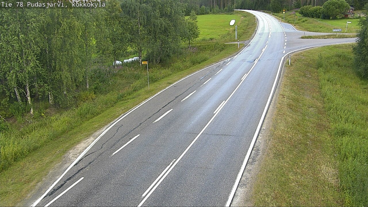 Kelikamerat Kuva Tie 78 Pudasjärvi, Kokkokylä, Pudasjärvi, Pohjois-Pohjanmaa