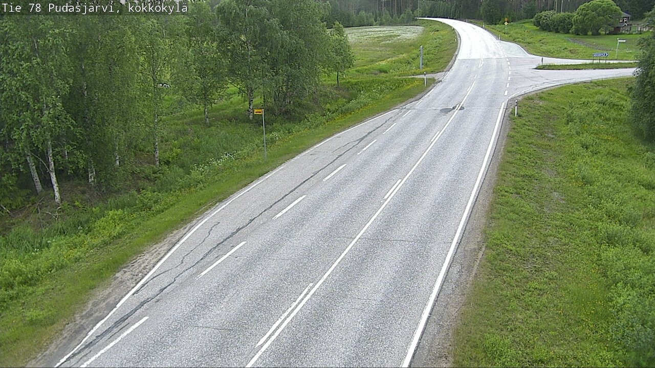 Kelikamerat Kuva Tie 78 Pudasjärvi, Kokkokylä, Pudasjärvi, Pohjois-Pohjanmaa
