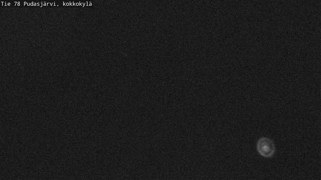 Weather Camera Image Road 78 Pudasjärvi, Kokkokylä, Pudasjärvi, Pohjois-Pohjanmaa