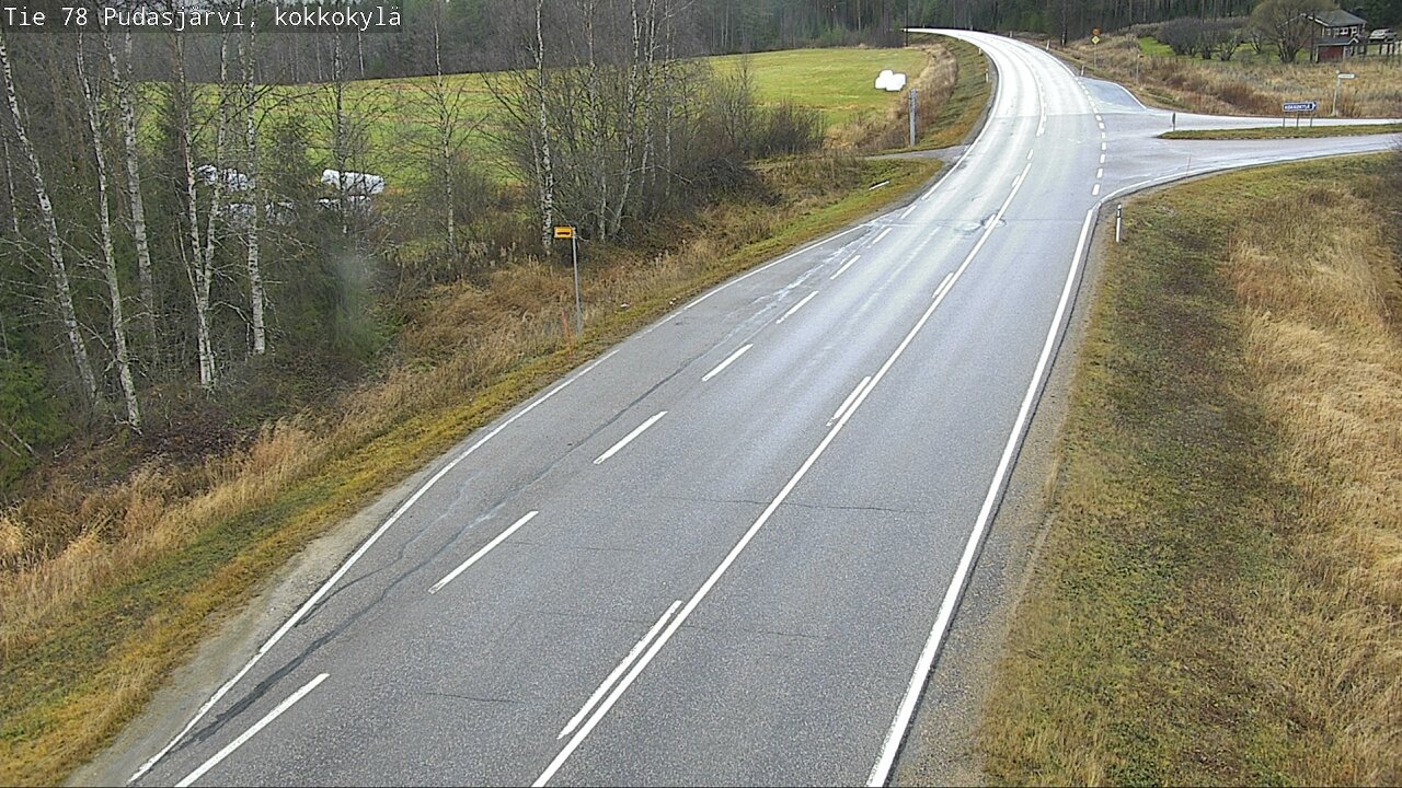 Kelikamerat Kuva Tie 78 Pudasjärvi, Kokkokylä, Pudasjärvi, Pohjois-Pohjanmaa
