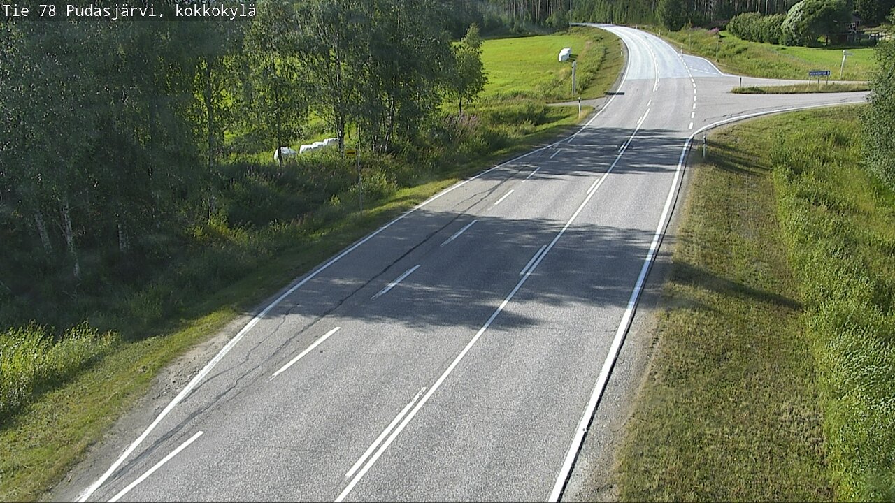 Kelikamerat Kuva Tie 78 Pudasjärvi, Kokkokylä, Pudasjärvi, Pohjois-Pohjanmaa