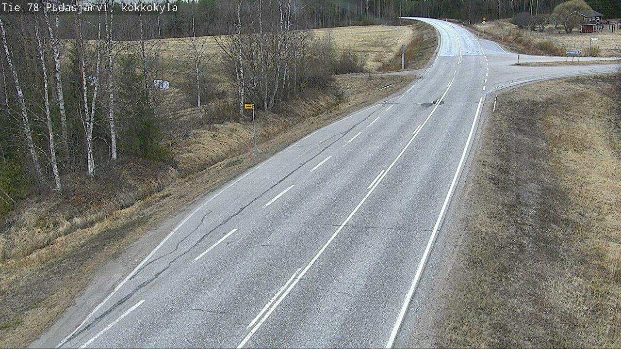 Kelikamerat Kuva Tie 78 Pudasjärvi, Kokkokylä, Pudasjärvi, Pohjois-Pohjanmaa