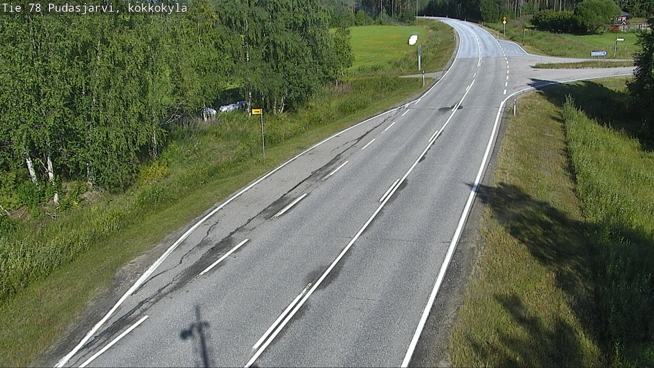 Kelikamerat Kuva Tie 78 Pudasjärvi, Kokkokylä, Pudasjärvi, Pohjois-Pohjanmaa