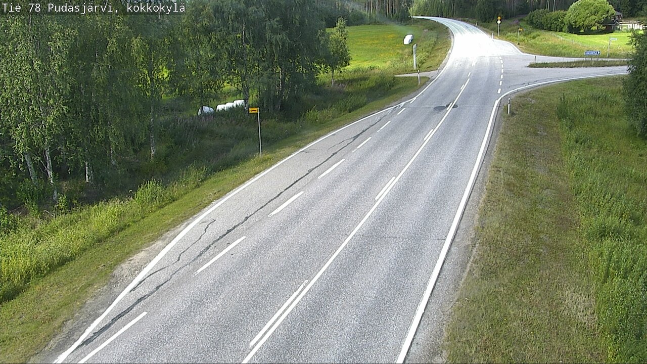 Kelikamerat Kuva Tie 78 Pudasjärvi, Kokkokylä, Pudasjärvi, Pohjois-Pohjanmaa