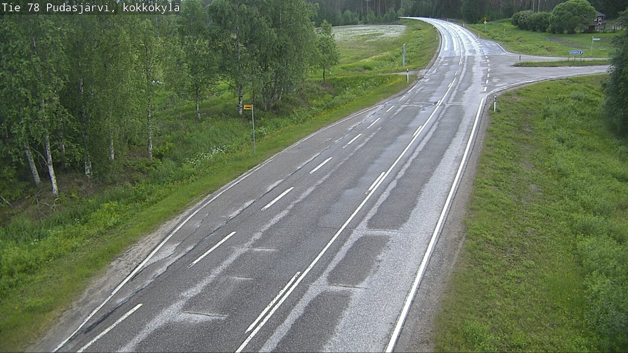Kelikamerat Kuva Tie 78 Pudasjärvi, Kokkokylä, Pudasjärvi, Pohjois-Pohjanmaa