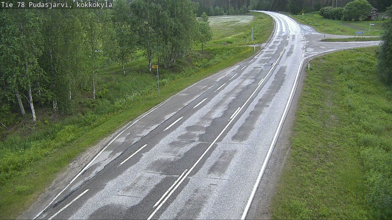 Kelikamerat Kuva Tie 78 Pudasjärvi, Kokkokylä, Pudasjärvi, Pohjois-Pohjanmaa