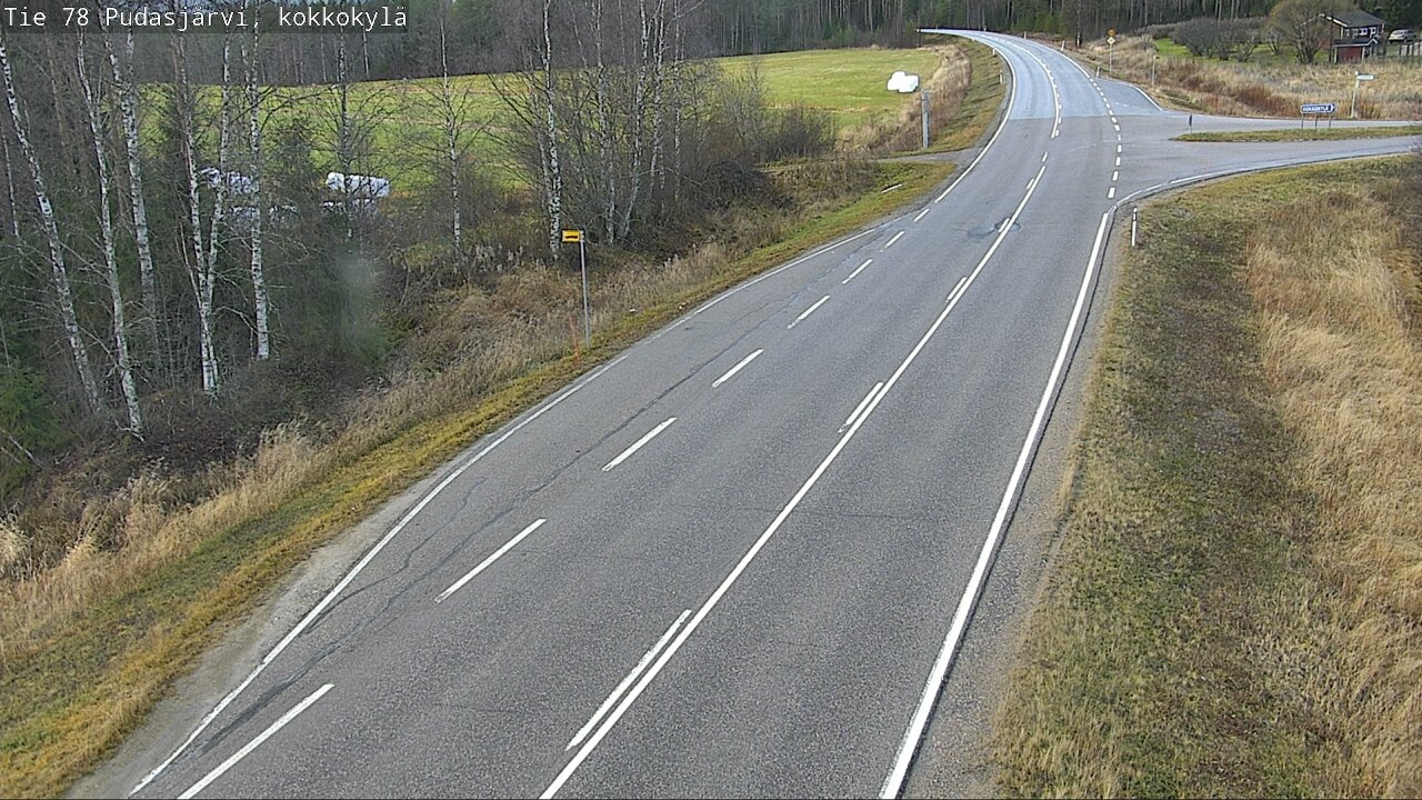 Kelikamerat Kuva Tie 78 Pudasjärvi, Kokkokylä, Pudasjärvi, Pohjois-Pohjanmaa