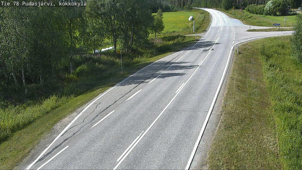 Kelikamerat Kuva Tie 78 Pudasjärvi, Kokkokylä, Pudasjärvi, Pohjois-Pohjanmaa