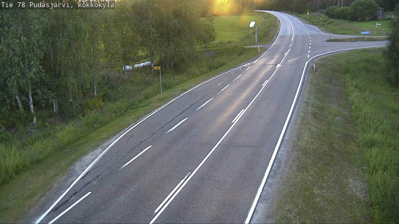 Kelikamerat Kuva Tie 78 Pudasjärvi, Kokkokylä, Pudasjärvi, Pohjois-Pohjanmaa