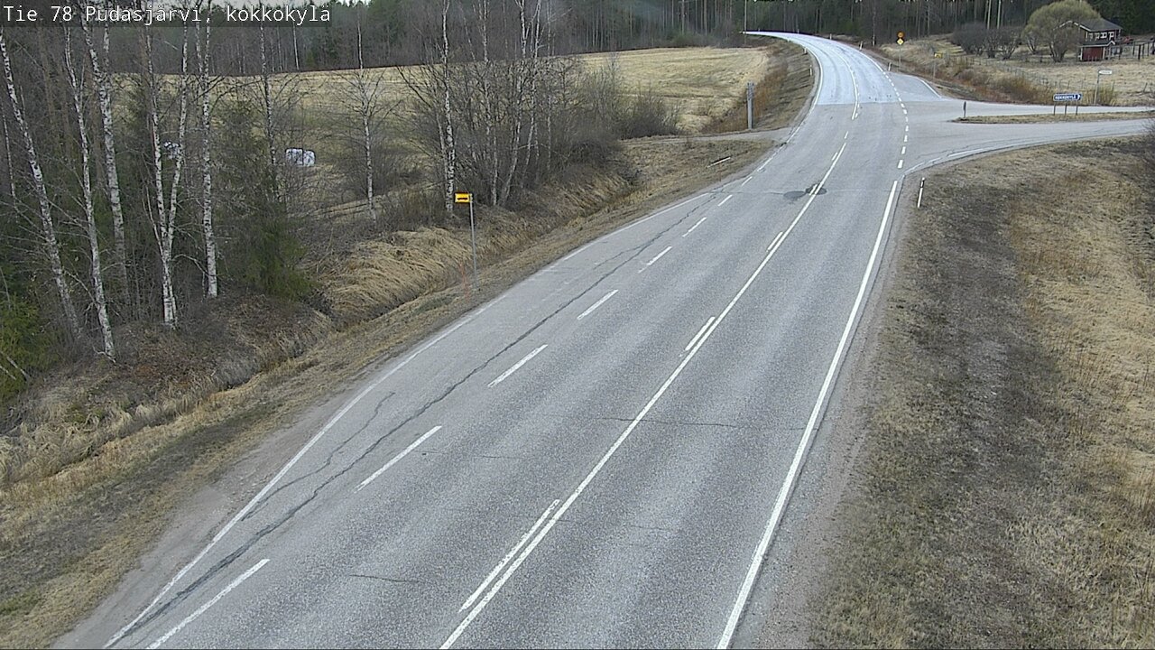 Kelikamerat Kuva Tie 78 Pudasjärvi, Kokkokylä, Pudasjärvi, Pohjois-Pohjanmaa