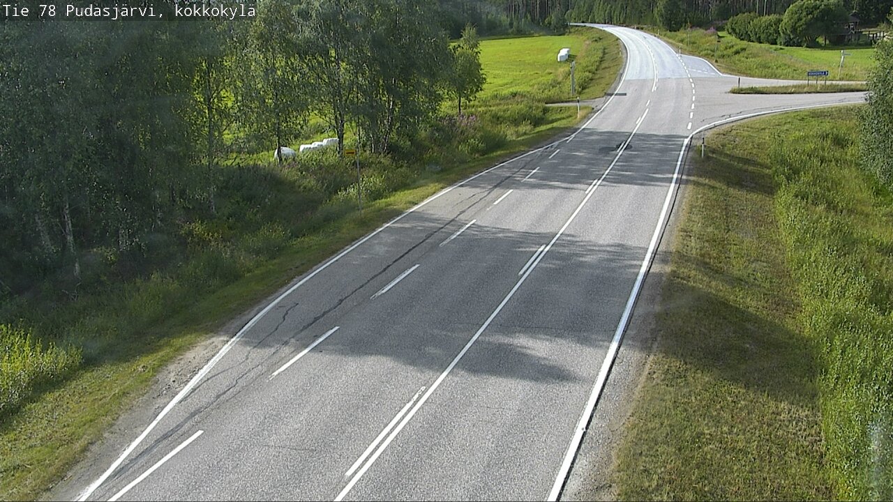 Kelikamerat Kuva Tie 78 Pudasjärvi, Kokkokylä, Pudasjärvi, Pohjois-Pohjanmaa