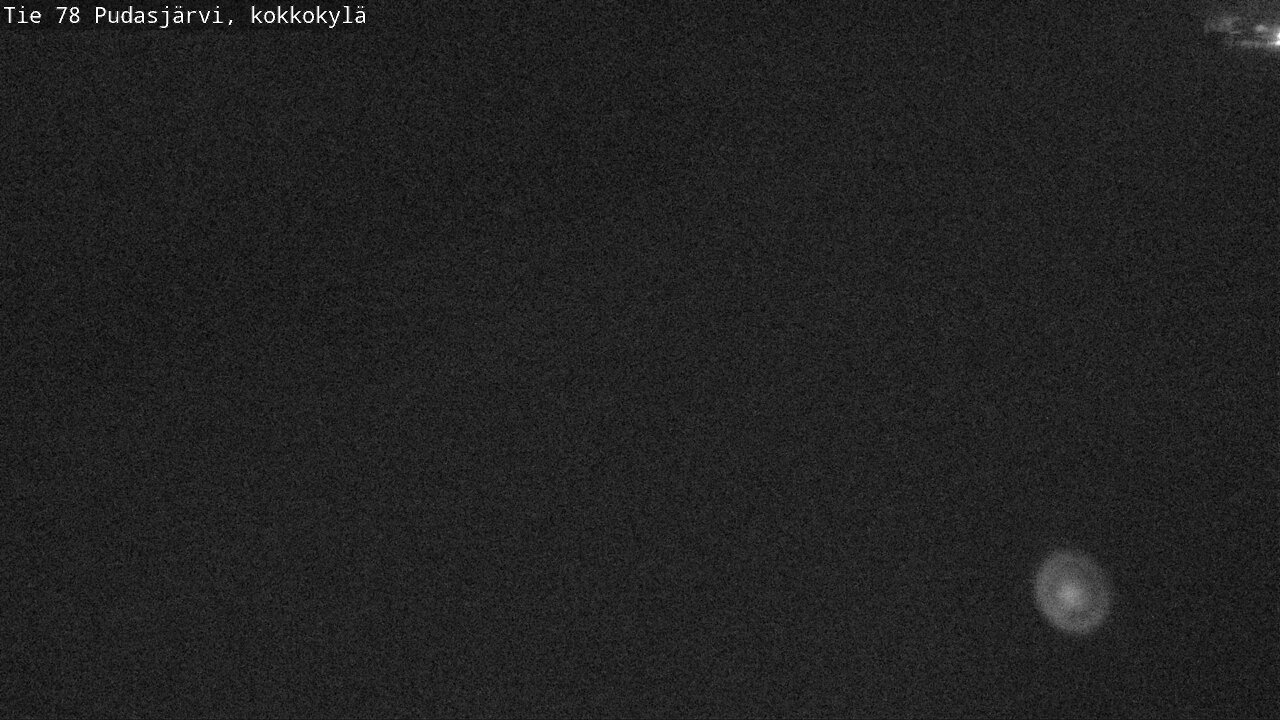 Weather Camera Image Väg 78 Pudasjärvi, Kokkokylä, Pudasjärvi, Pohjois-Pohjanmaa