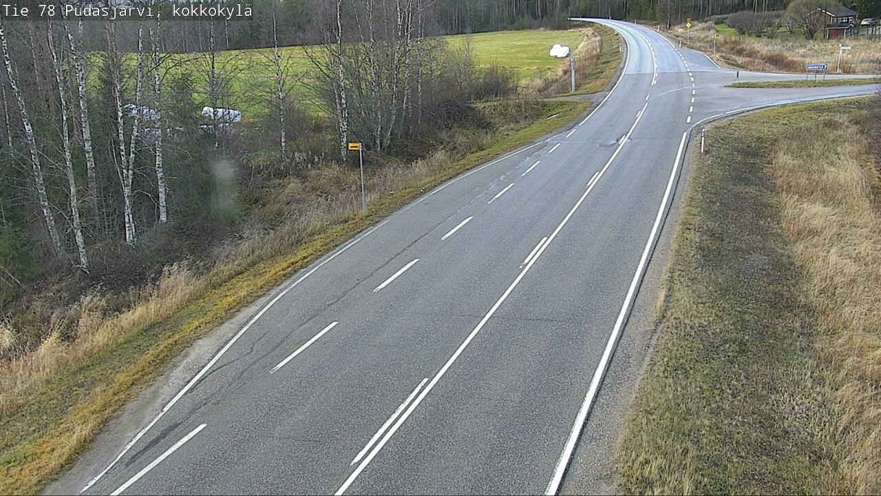 Kelikamerat Kuva Tie 78 Pudasjärvi, Kokkokylä, Pudasjärvi, Pohjois-Pohjanmaa