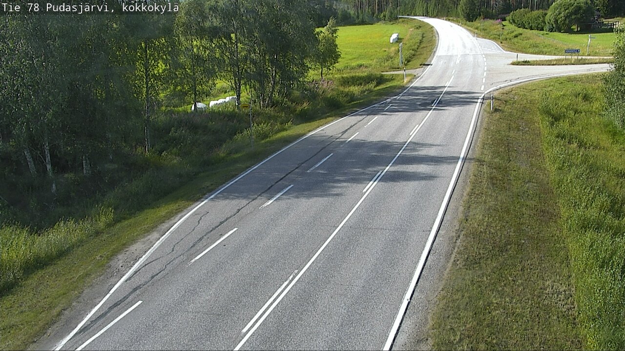 Kelikamerat Kuva Tie 78 Pudasjärvi, Kokkokylä, Pudasjärvi, Pohjois-Pohjanmaa
