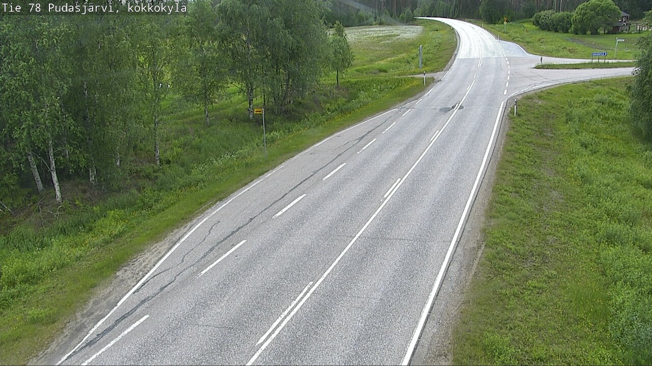 Kelikamerat Kuva Tie 78 Pudasjärvi, Kokkokylä, Pudasjärvi, Pohjois-Pohjanmaa