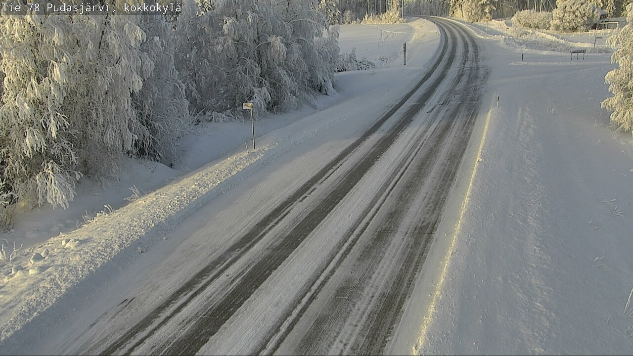 Kelikamerat Kuva Tie 78 Pudasjärvi, Kokkokylä, Pudasjärvi, Pohjois-Pohjanmaa