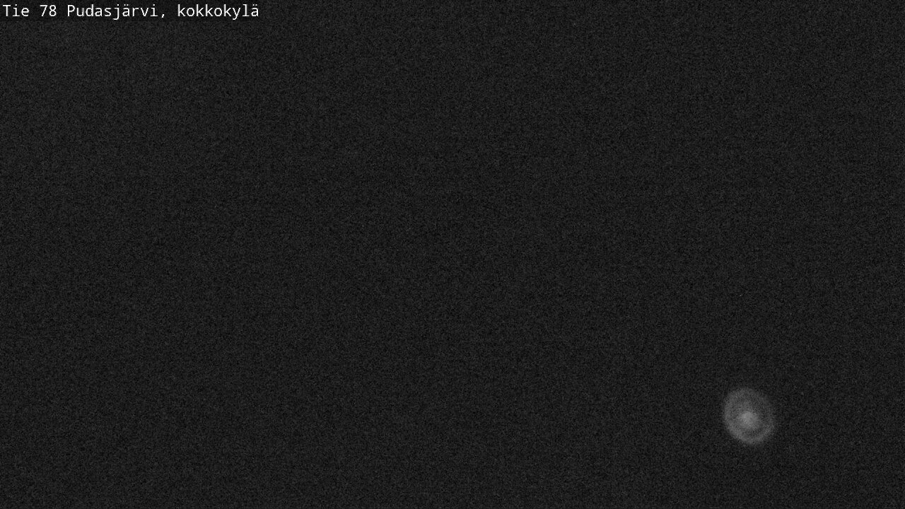 Weather Camera Image Road 78 Pudasjärvi, Kokkokylä, Pudasjärvi, Pohjois-Pohjanmaa