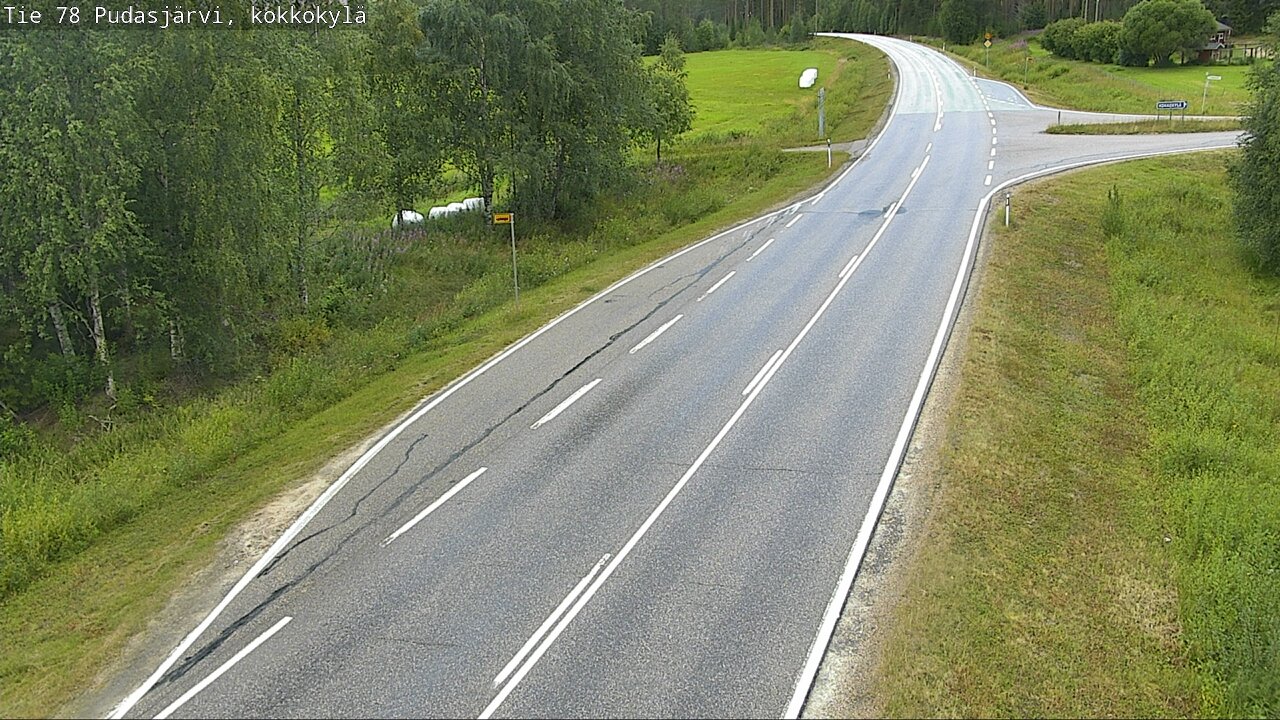 Kelikamerat Kuva Tie 78 Pudasjärvi, Kokkokylä, Pudasjärvi, Pohjois-Pohjanmaa