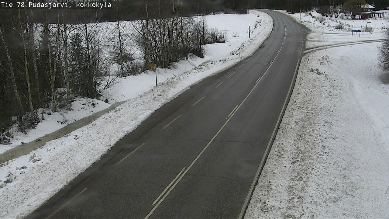 Kelikamerat Kuva Tie 78 Pudasjärvi, Kokkokylä, Pudasjärvi, Pohjois-Pohjanmaa