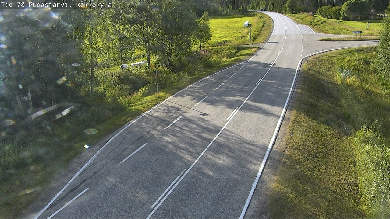 Kelikamerat Kuva Tie 78 Pudasjärvi, Kokkokylä, Pudasjärvi, Pohjois-Pohjanmaa