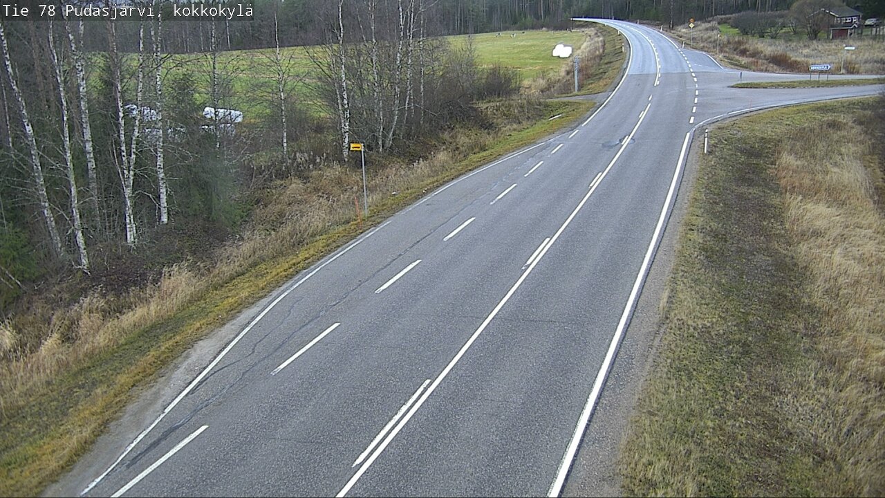 Kelikamerat Kuva Tie 78 Pudasjärvi, Kokkokylä, Pudasjärvi, Pohjois-Pohjanmaa