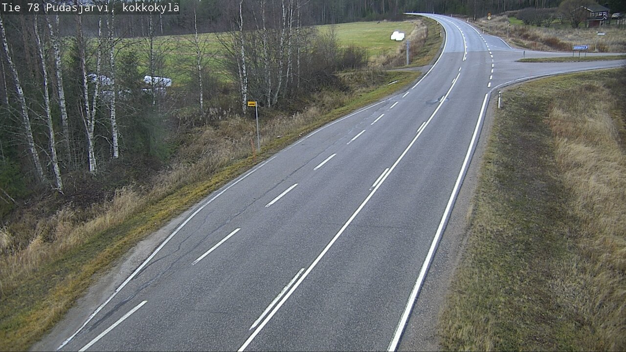 Kelikamerat Kuva Tie 78 Pudasjärvi, Kokkokylä, Pudasjärvi, Pohjois-Pohjanmaa