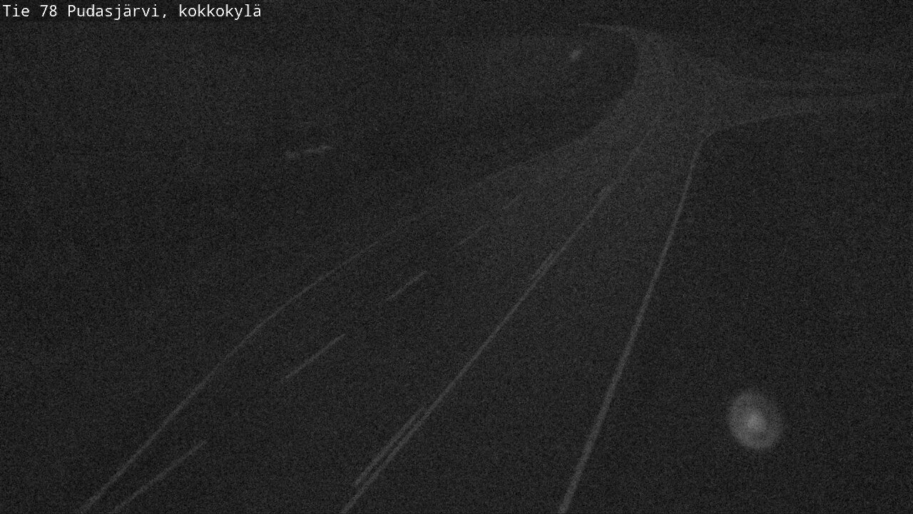Weather Camera Image Road 78 Pudasjärvi, Kokkokylä, Pudasjärvi, Pohjois-Pohjanmaa