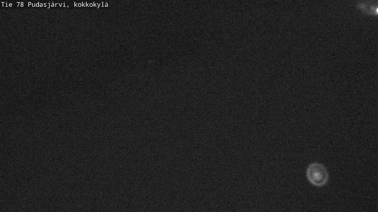 Weather Camera Image Väg 78 Pudasjärvi, Kokkokylä, Pudasjärvi, Pohjois-Pohjanmaa