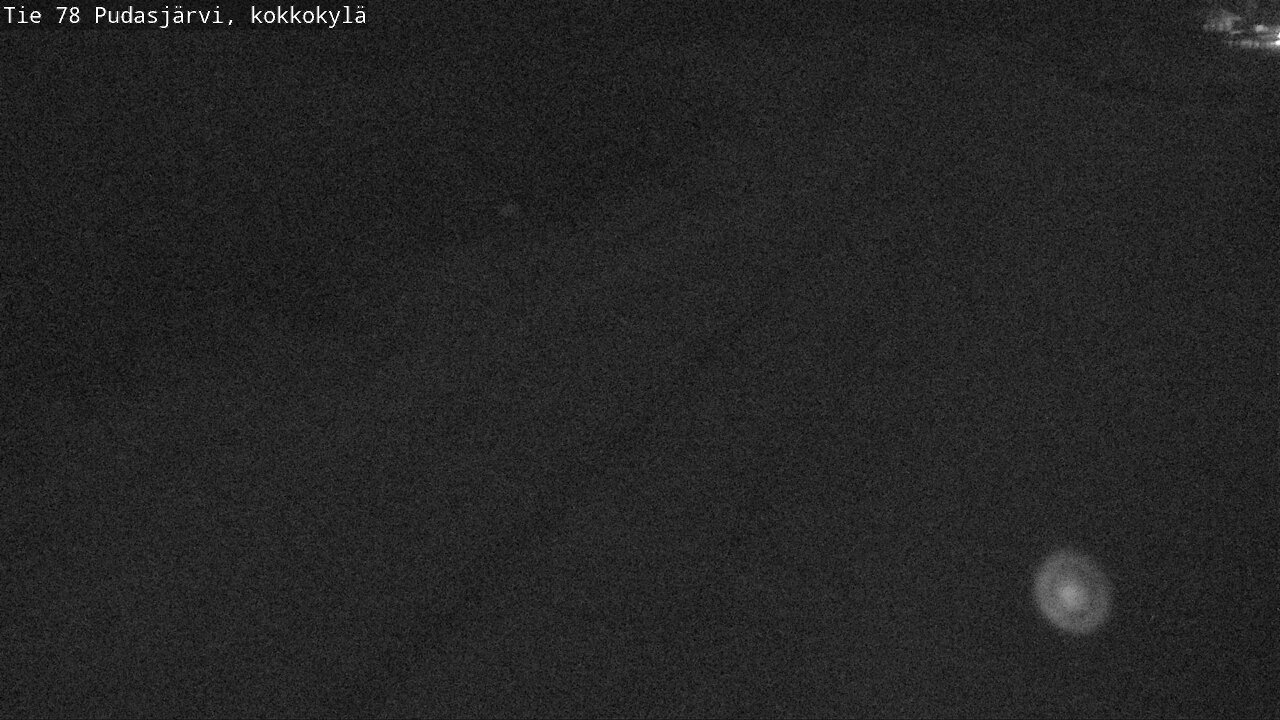 Weather Camera Image Väg 78 Pudasjärvi, Kokkokylä, Pudasjärvi, Pohjois-Pohjanmaa