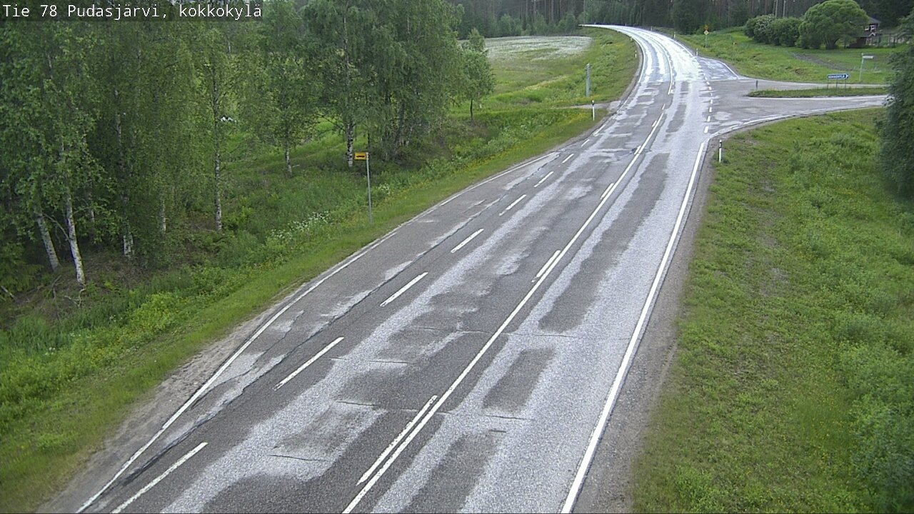 Kelikamerat Kuva Tie 78 Pudasjärvi, Kokkokylä, Pudasjärvi, Pohjois-Pohjanmaa