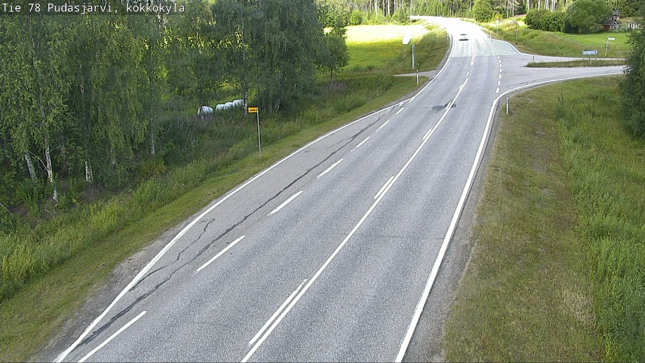 Kelikamerat Kuva Tie 78 Pudasjärvi, Kokkokylä, Pudasjärvi, Pohjois-Pohjanmaa