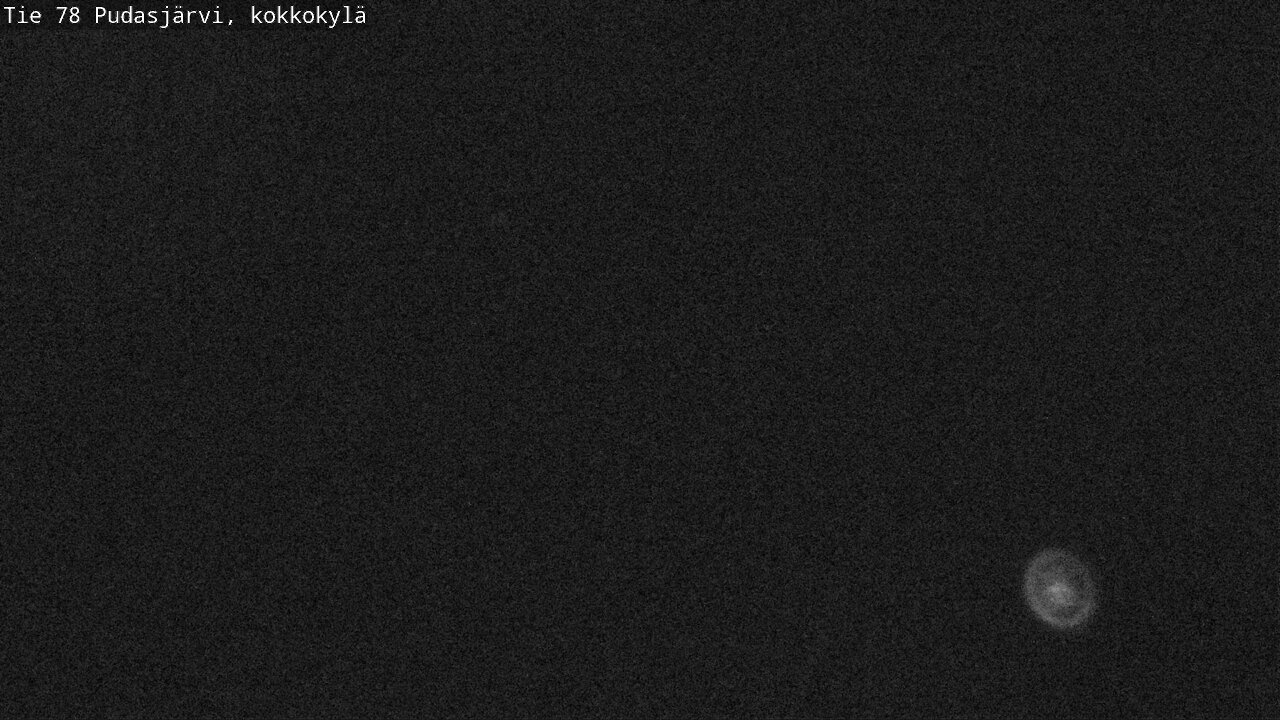 Weather Camera Image Road 78 Pudasjärvi, Kokkokylä, Pudasjärvi, Pohjois-Pohjanmaa