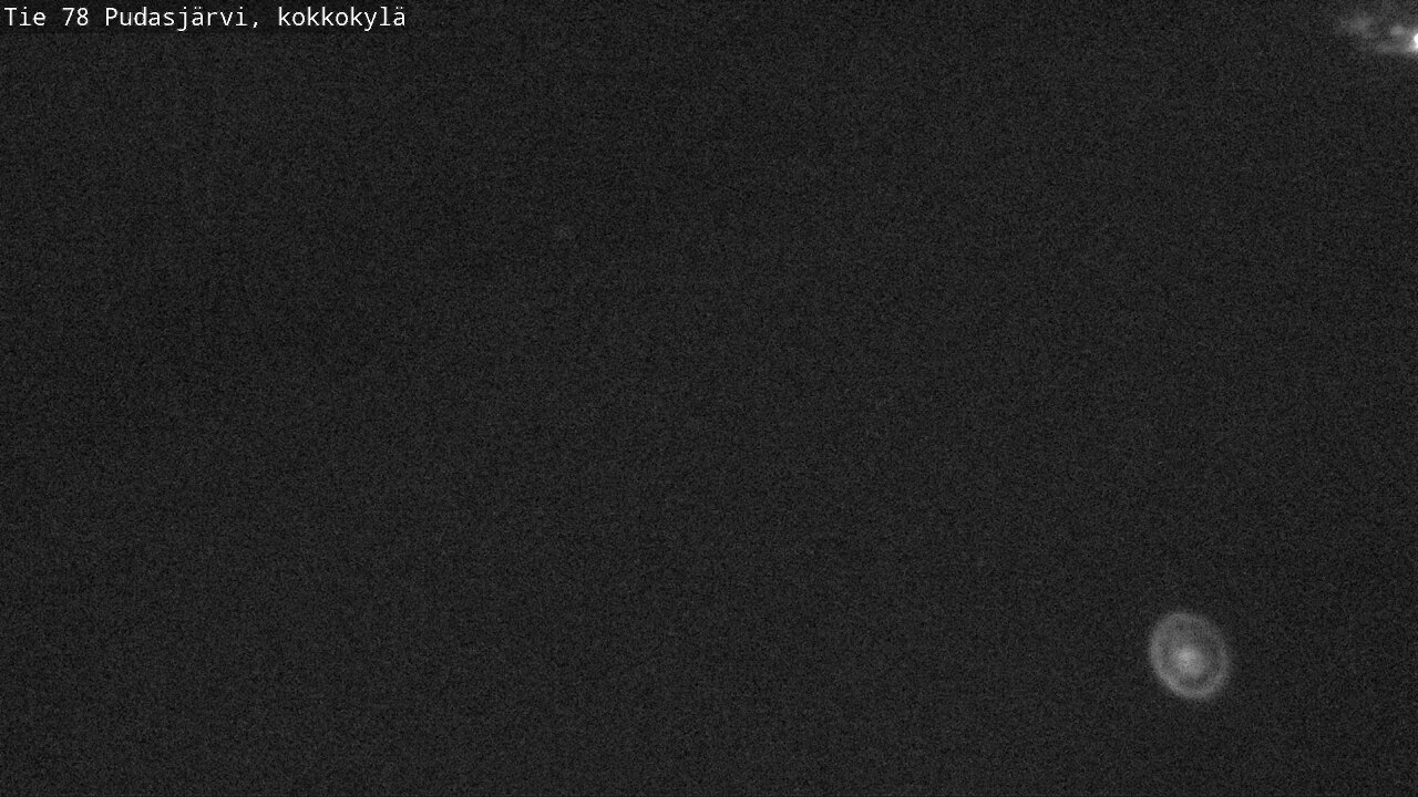 Weather Camera Image Väg 78 Pudasjärvi, Kokkokylä, Pudasjärvi, Pohjois-Pohjanmaa
