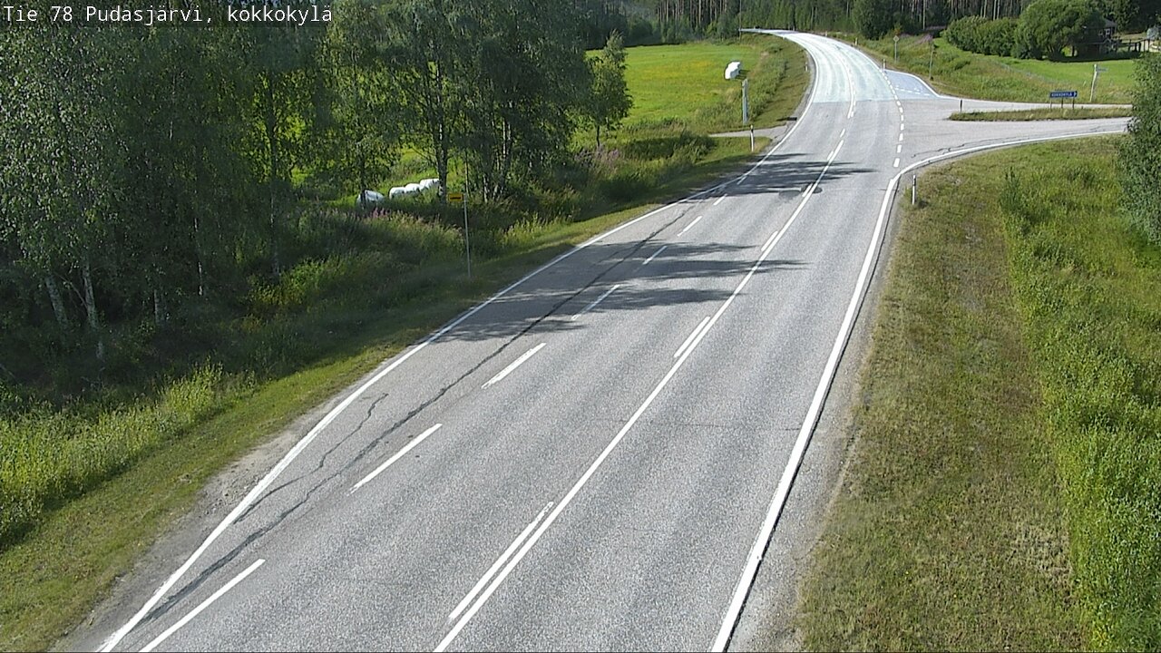 Kelikamerat Kuva Tie 78 Pudasjärvi, Kokkokylä, Pudasjärvi, Pohjois-Pohjanmaa