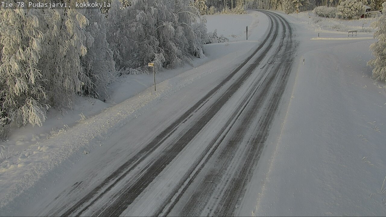 Kelikamerat Kuva Tie 78 Pudasjärvi, Kokkokylä, Pudasjärvi, Pohjois-Pohjanmaa