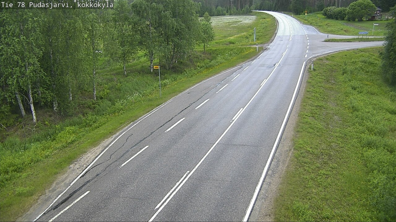Kelikamerat Kuva Tie 78 Pudasjärvi, Kokkokylä, Pudasjärvi, Pohjois-Pohjanmaa